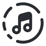 Music Circle SVG Icon